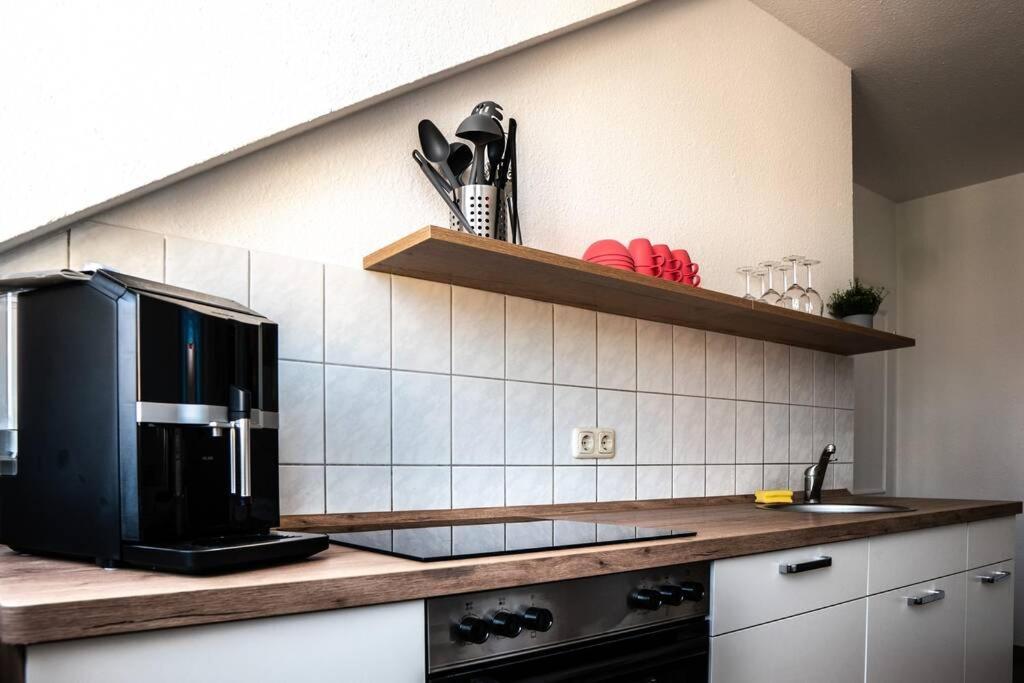 Gemuetliche Ferienwohnung Im Zentrum Von 플라우엔 외부 사진