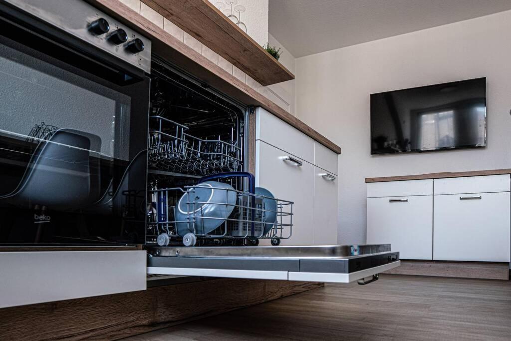 Gemuetliche Ferienwohnung Im Zentrum Von 플라우엔 외부 사진